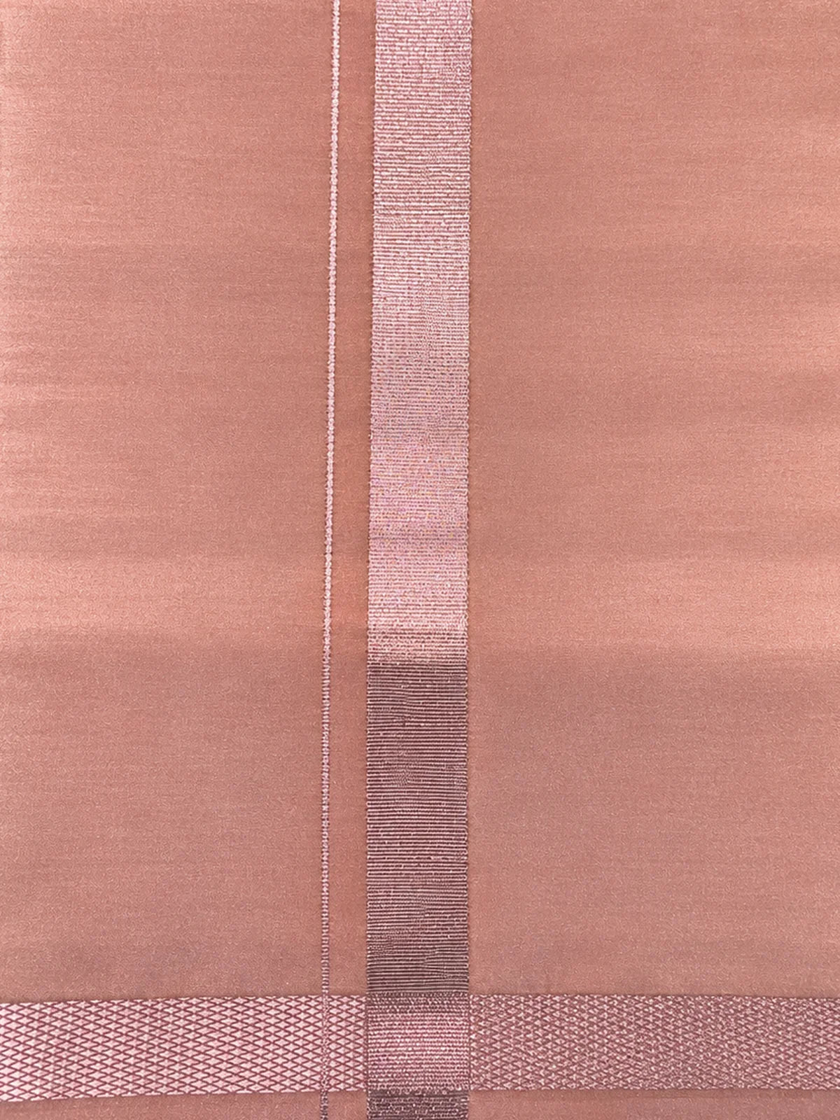 Ramraj Art Silk Copper Tone Shirt with Dhoti & Towel Set