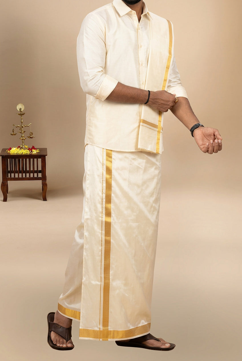 Ramraj Amirtha Yoga Dhoti Towel 3/4(D+T)