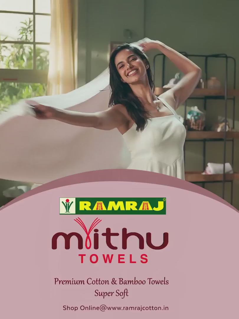 100% Cotton Bath Towel with Assorted Colour Twin Plus 896J